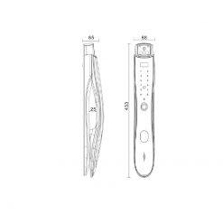 KHOÁ VÂN TAY THÔNG MINH SHARP R6-FV XÁM (GRAY)